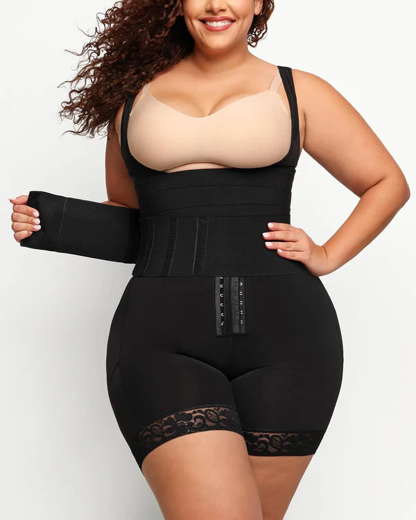 Cellaura Smooth Wrap & Open Bust Bodysuit