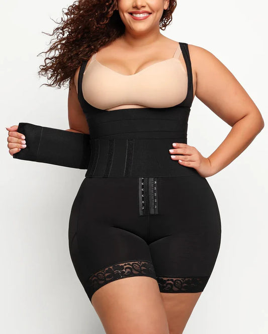 Cellaura Smooth Wrap & Open Bust Bodysuit