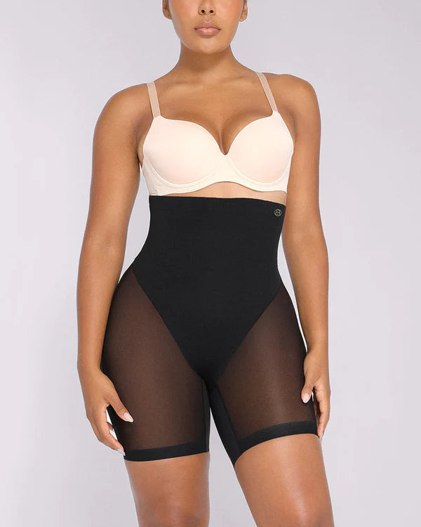 Cellaura High-Waisted Mid Thigh Short
