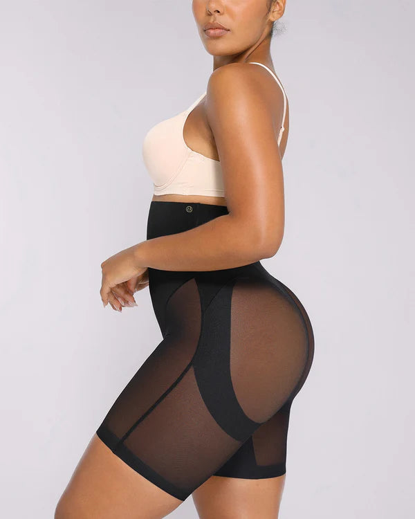 Cellaura High-Waisted Mid Thigh Short