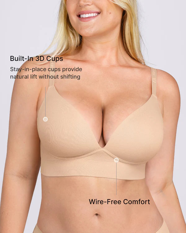 Cellaura Defineline Back Smoothing Wireless Push-Up Bra