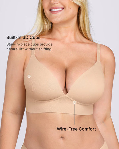 Cellaura Defineline Back Smoothing Wireless Push-Up Bra